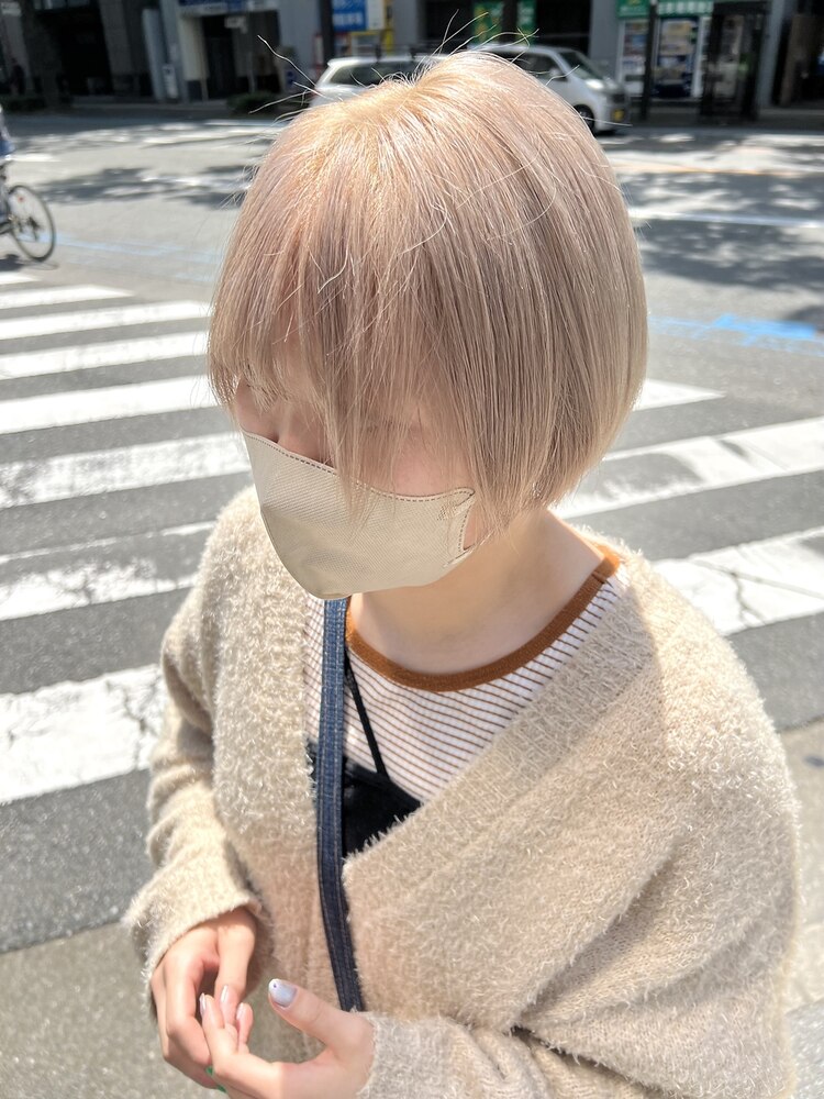 ハイトーン×髪質改善カラー：L216535571｜アヴァンス セブンパーク天美 松原店(AVANCE.)のヘアスタイル｜ホットペッパービューティー