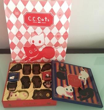 立体チョコギフト C.C.Cats バレンタイン チョコレートねこ