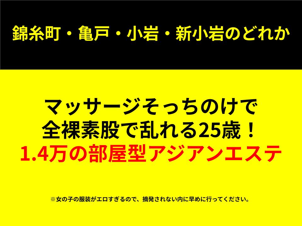 新小岩・小岩メンズエステ最新情報・チャイエス一般/東京都葛飾区 | メンズエステサーチ