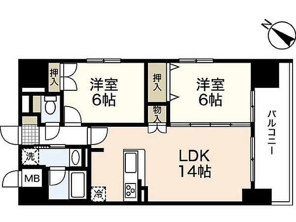 比治山橋】ウイング宝町セカンド・2LDK最新空室情報