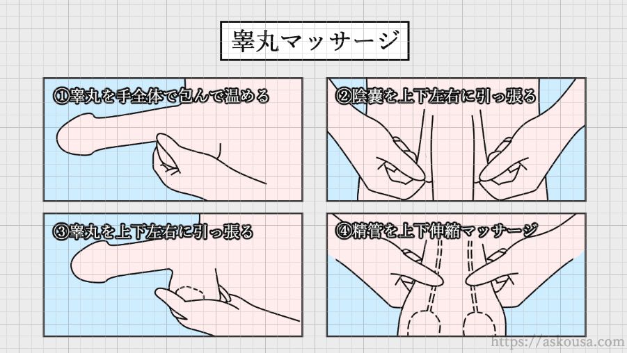 睾丸マッサージのやり方を徹底紹介しております！