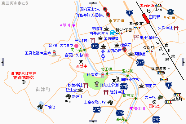 国府駅（愛知県豊川市）駅・路線から地図を検索｜マピオン