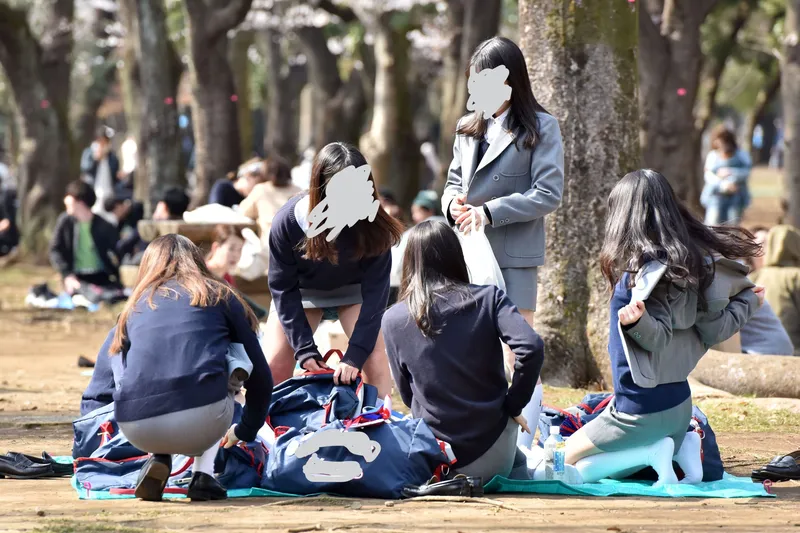 花見女子のパンチラ率上昇中！！ - Nozokix