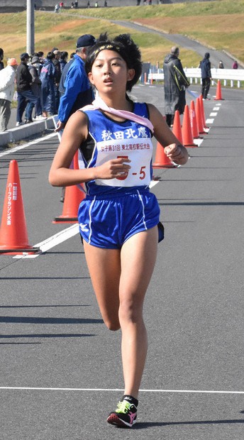 東北高校駅伝 男子・秋田工、女子・秋田北鷹 ともに県勢最高８位