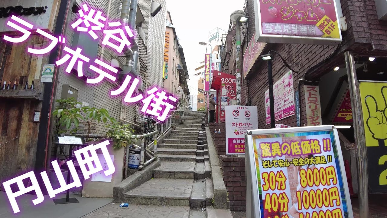 渋谷（芸妓置屋跡）玄関先に庭園。円山町のラブホテル街。 – 古今東西舎