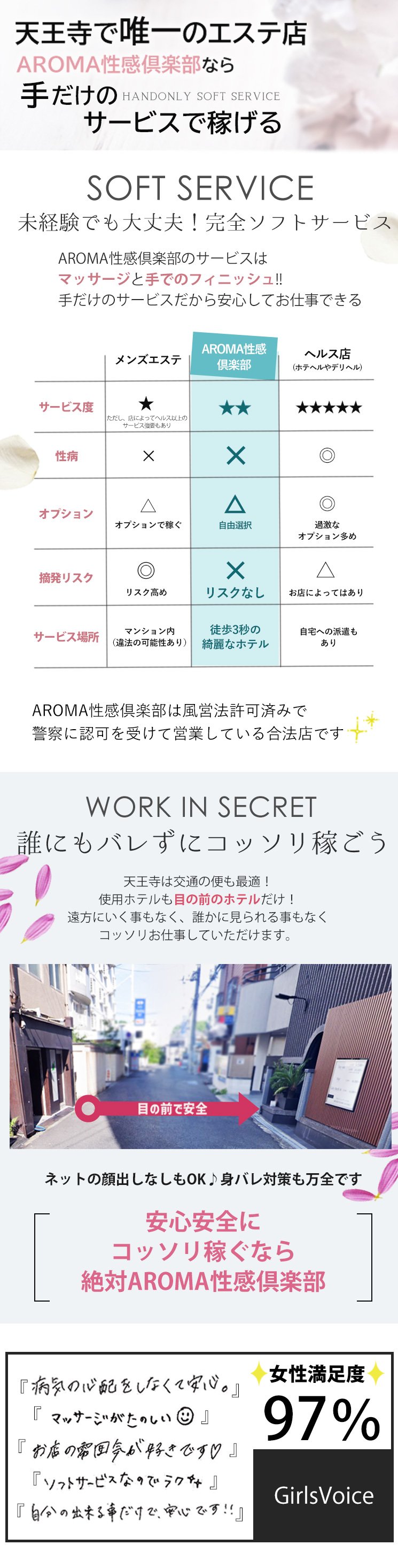 AROMA性感倶楽部|天王寺・阿倍野・エステの求人情報丨【ももジョブ】で風俗求人・高収入アルバイト探し