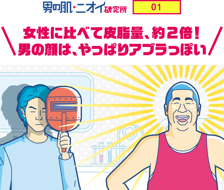 乳液で顔がテカるわけではない！４つの肌タイプにあったスキンケアで美肌になろう！│メンズ美容塾 by BULK