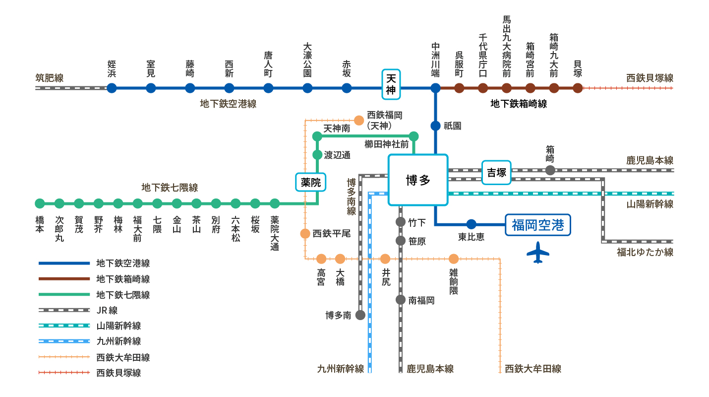 福岡の魅力を伝えたくて地下鉄沿線の姪浜から博多まで歩いてみた - GIGAZINE