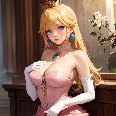 スーパーマリオ】ピーチ姫(Princess Peach)のエロ画像 | 萌えエロ画像.com